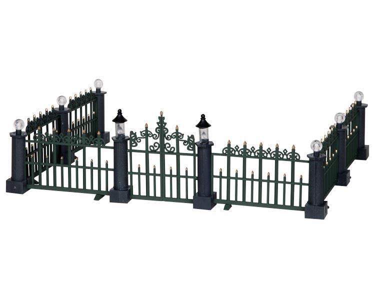 LEMAX Classic Victorian Fence, set of 7 #24534